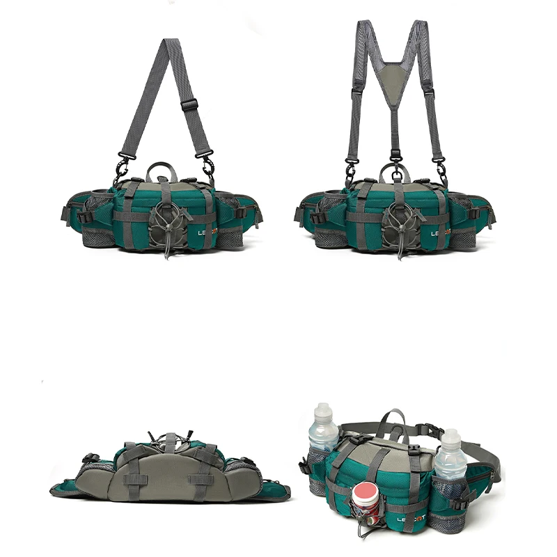 Outdoor Sports Waist Bag Hiking Cycling Climbing Storage Bag Versatile Travel Mountaineering Waist Bag