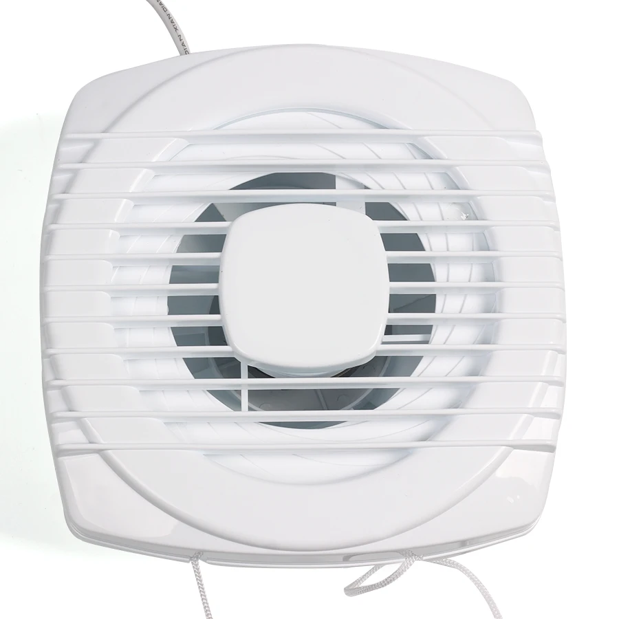 220V 4/6/7inch 110/150/180mm Silence Ventilating Strong Exhaust Extractor Fan for Window Wall Bathroom Toilet Kitchen Mounted