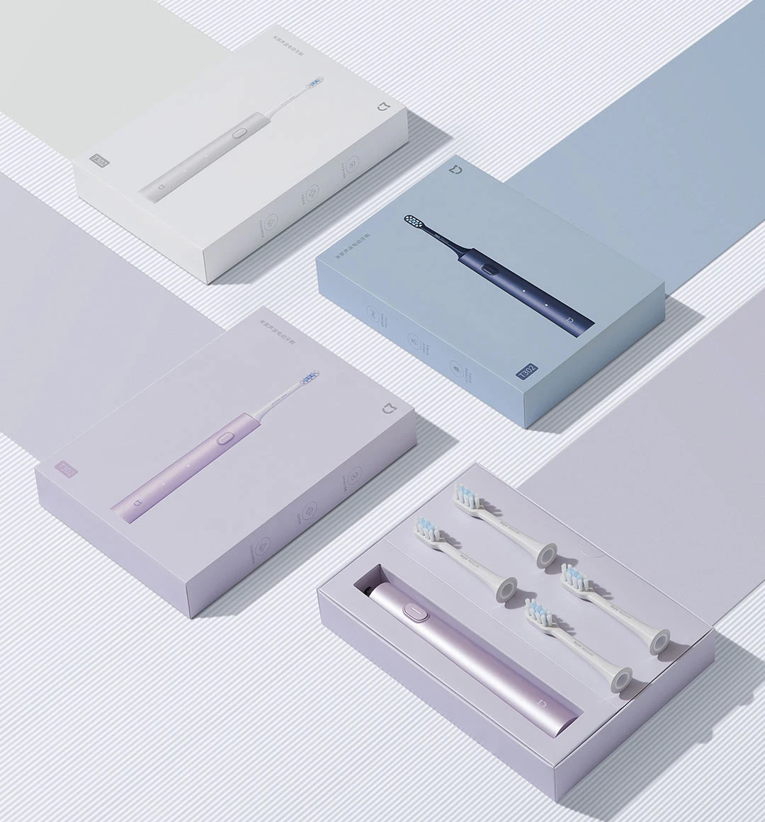MIJIA Sonic Electric Toothbrush T302, USB Rechargeable, IPX8 Waterproof, Battery Life 150 Day, 4 Modes, Toothbrushes Whitening