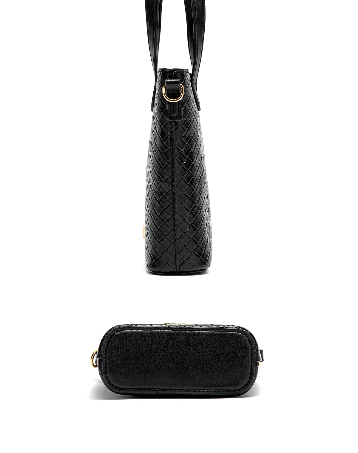 CHCH Women's Phone Bag 2025 New Black Simple Texture Women's Crossbody Bag Wallet