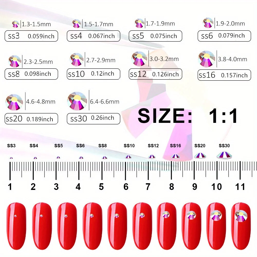 Resin Jelly Rhinestones - 16000pcs Mixed-Color Non Hotfix Flatback Gems with Pick Pen Tweezer for Crafting - DIY Crafts NAIR ART