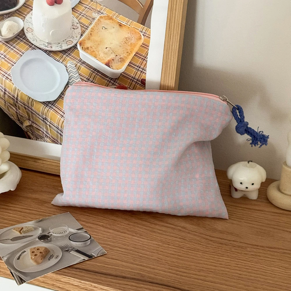 Fashion Simple Mesh Women Cosmetic Handbag Pouch Large Capacity Travel Organizer Makeup Bag Mini Lipsticks Make Up Storage Bag