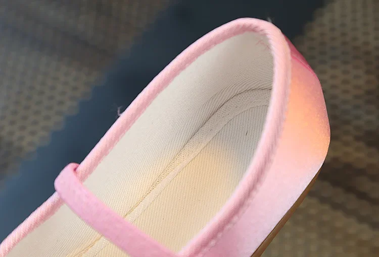 Children Fashion Girls Embroidered Shoes Chinese Ethnic Style Princess Dance Shoes Kids Causal Ancient Hanfu Shoes Handmade Flat