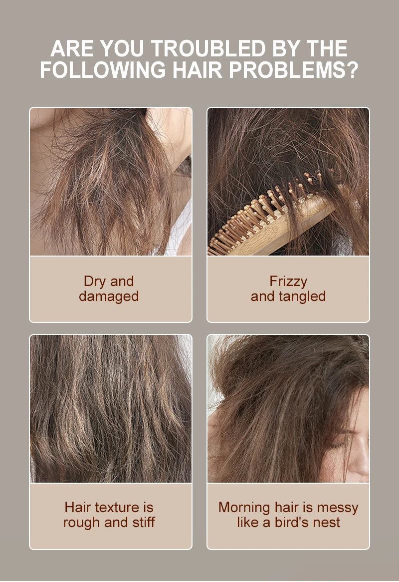 PURC Magic Instant Smooth Hair Serum Nourishing Repair Damaged Leave-In Hair Oil Anti-Frizz Softness Hair Care