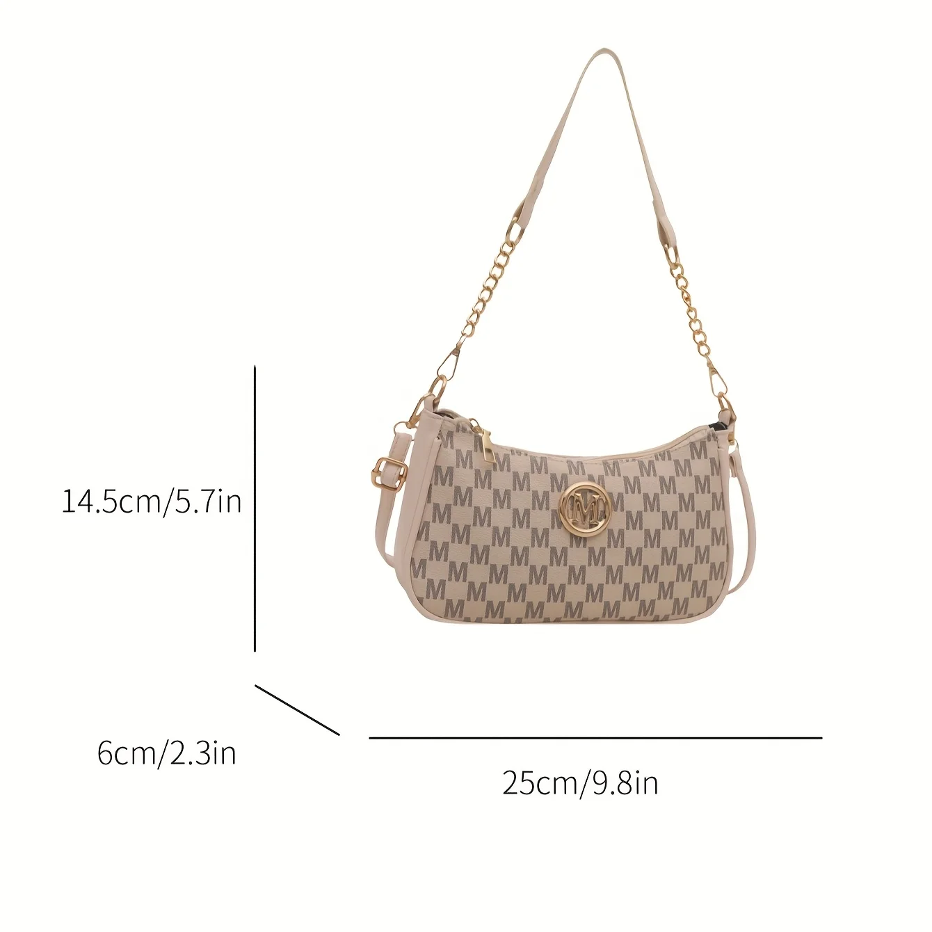Vintage Style Handbag Crossbody Bag, Adjustable Strap Women Messenger Shoulder Bag, Sophisticated Accessory Tote Bag Purse