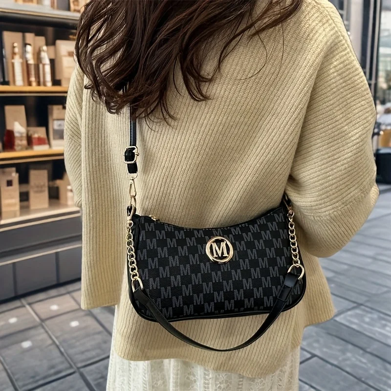 Vintage Style Handbag Crossbody Bag, Adjustable Strap Women Messenger Shoulder Bag, Sophisticated Accessory Tote Bag Purse