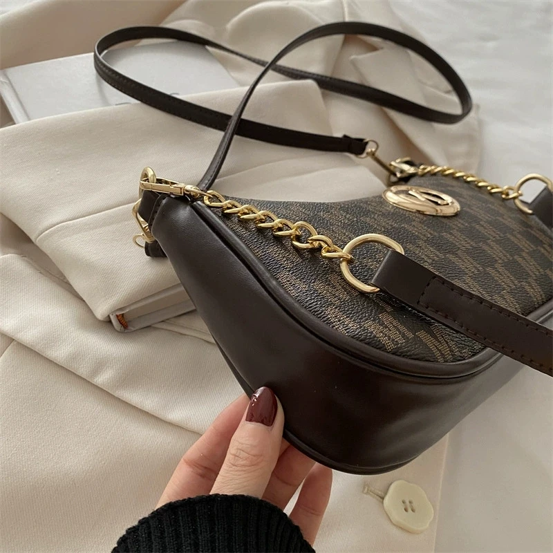 Vintage Style Handbag Crossbody Bag, Adjustable Strap Women Messenger Shoulder Bag, Sophisticated Accessory Tote Bag Purse