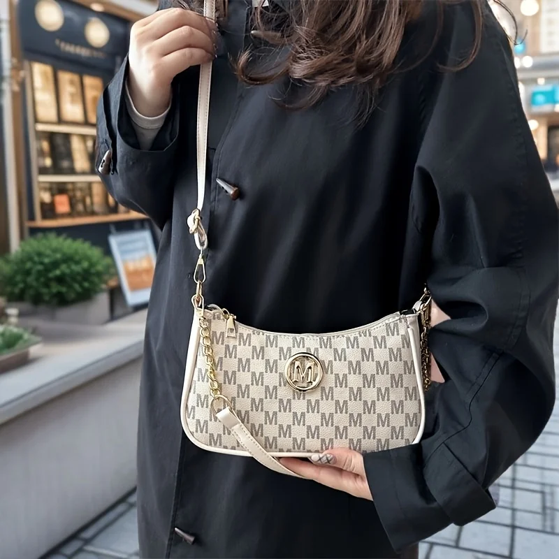 Vintage Style Handbag Crossbody Bag, Adjustable Strap Women Messenger Shoulder Bag, Sophisticated Accessory Tote Bag Purse