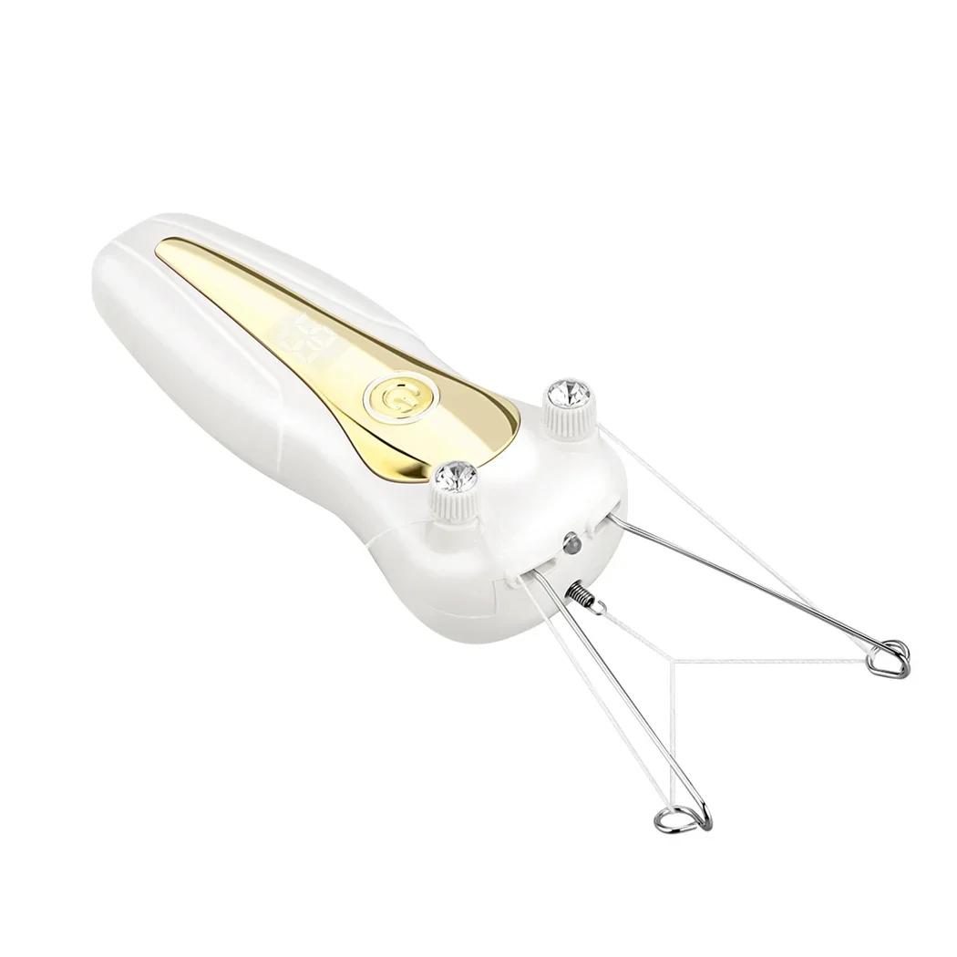 Electric Body Hair Remover Cotton Thread Epilator Leg Arm Shaver Lady Beauty Neck Threading Depilation Hair Epilator LCD Display