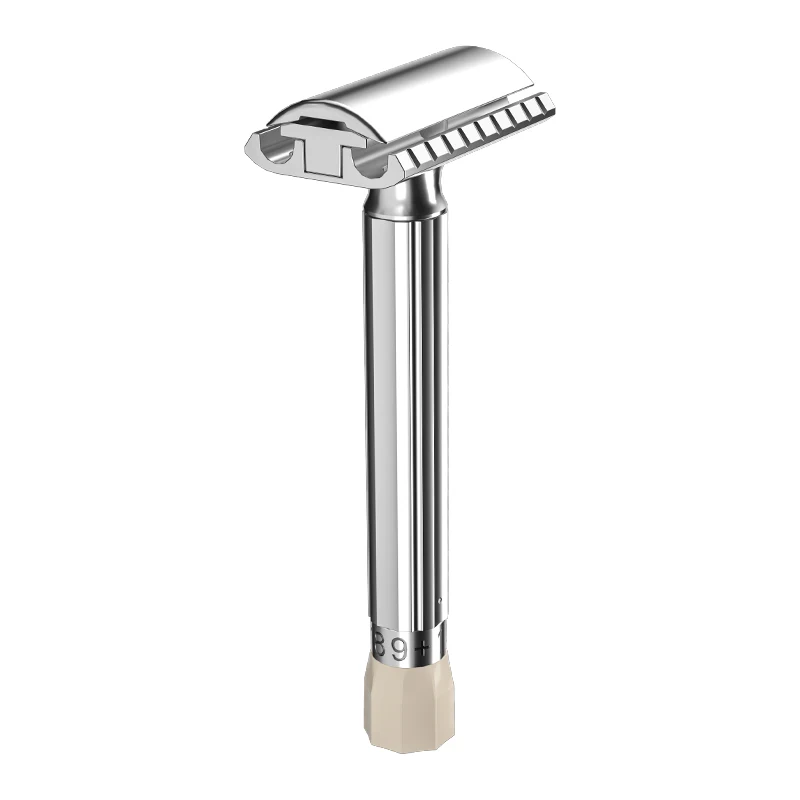 Men's Zinc Alloy Metal Safety Razor 9-speed Sharpness Adjustalbe Shaver Classic Styling Quick Replacement Blade With 5 blades