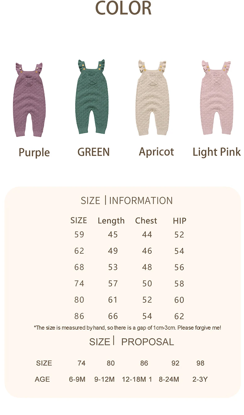 Baby Girls Knit Rompers Sleeveless One Piece Newborn Infant Solid Jumpsuits 0-18m Toddler Spring Autumn Outfits Children Clothes