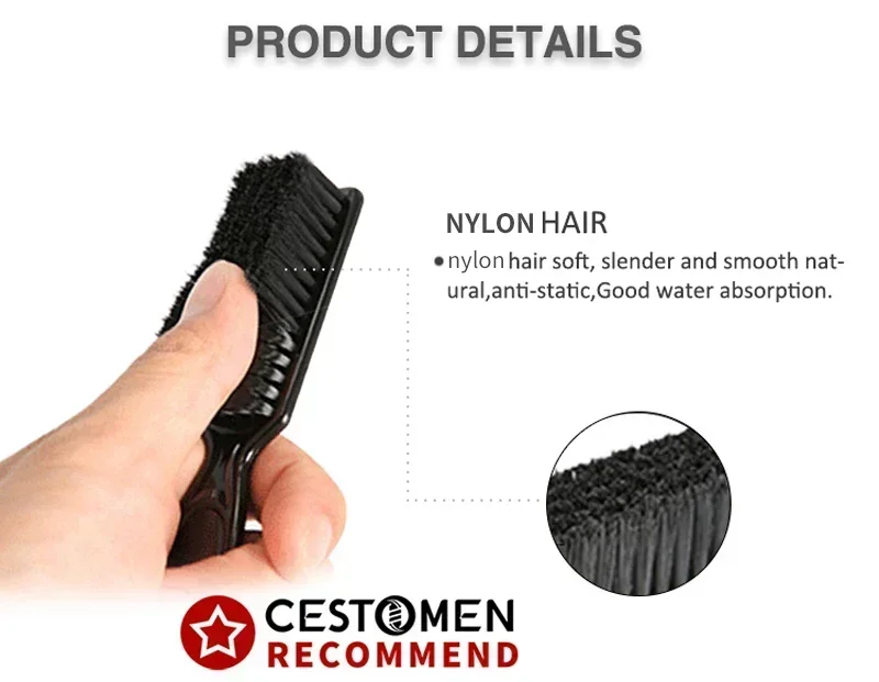 10/20/30/40/50Pcs Wholesale Plastic Soft Bristle Haircut Fading Brush Combo Set Neck Broken Hair Cleaning Dust Removal Tools