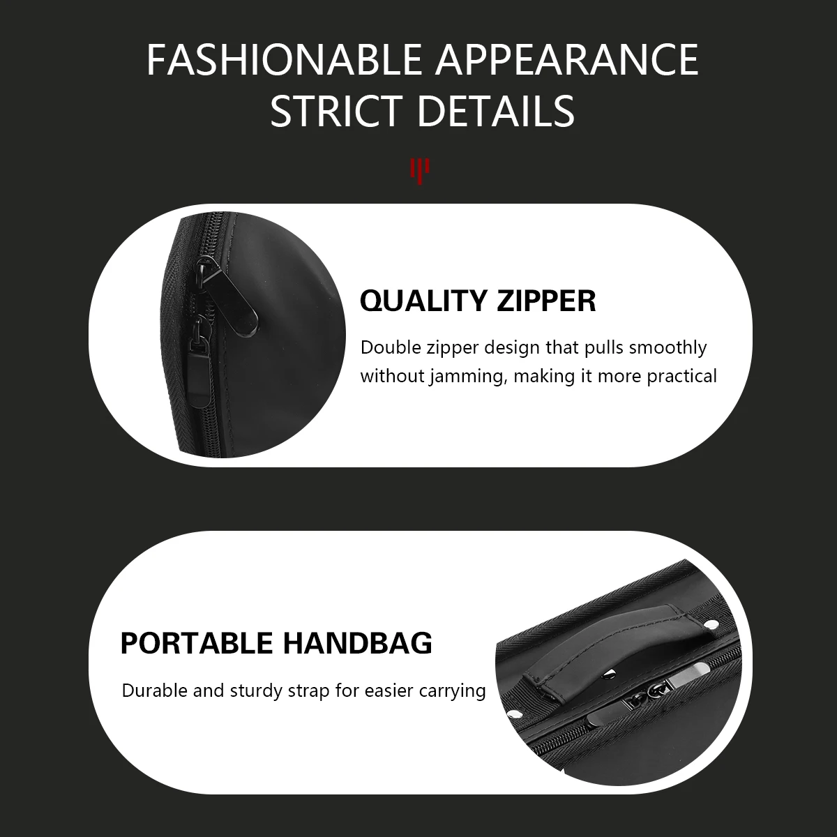 Black Barber Electric Clipper Bag Salon Hairdressing Tool Storage Travel Shaver Organizer Beard Trimmer Box Holder for Carrying