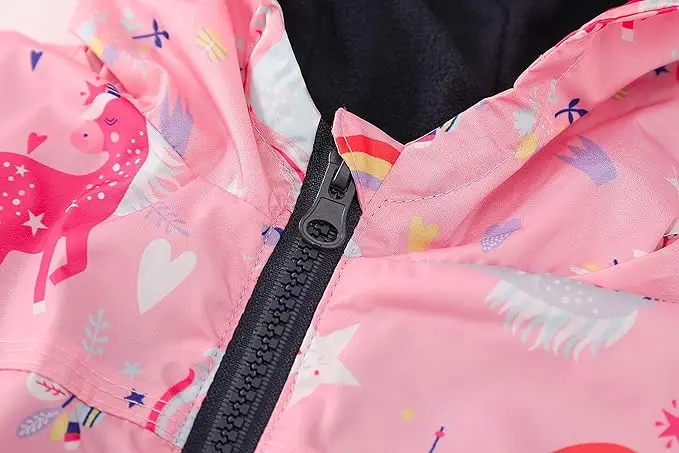 Children's Clothing Sets Cartoon Raincoat Suit Girls Boys Sets Waterproof Top and Pants 2pcs For Kids Hooded Jacket And Trousers