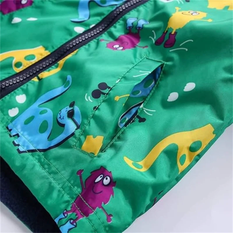 Children's Clothing Sets Cartoon Raincoat Suit Girls Boys Sets Waterproof Top and Pants 2pcs For Kids Hooded Jacket And Trousers