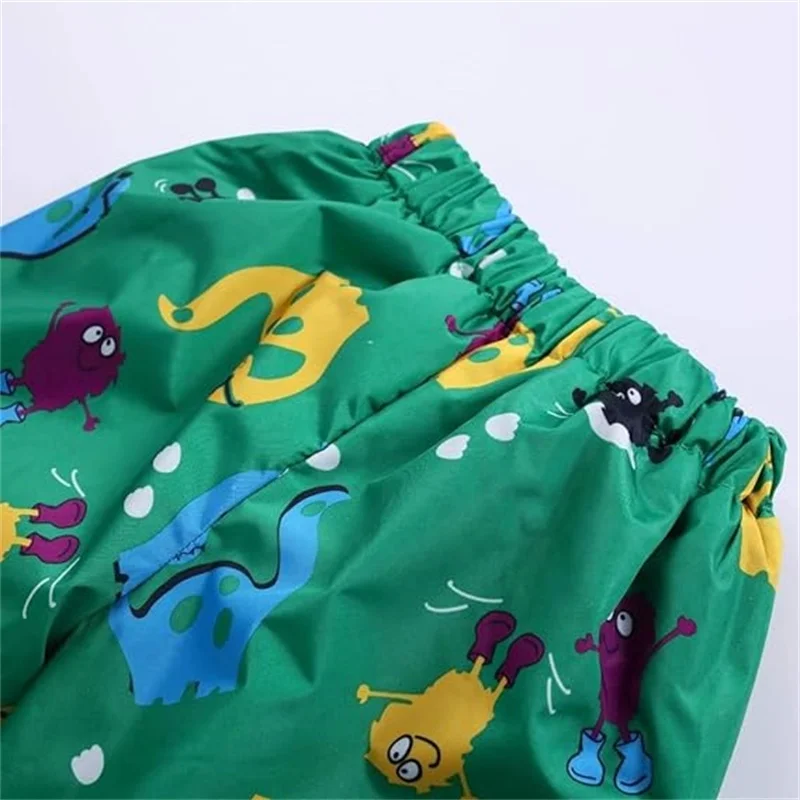 Children's Clothing Sets Cartoon Raincoat Suit Girls Boys Sets Waterproof Top and Pants 2pcs For Kids Hooded Jacket And Trousers