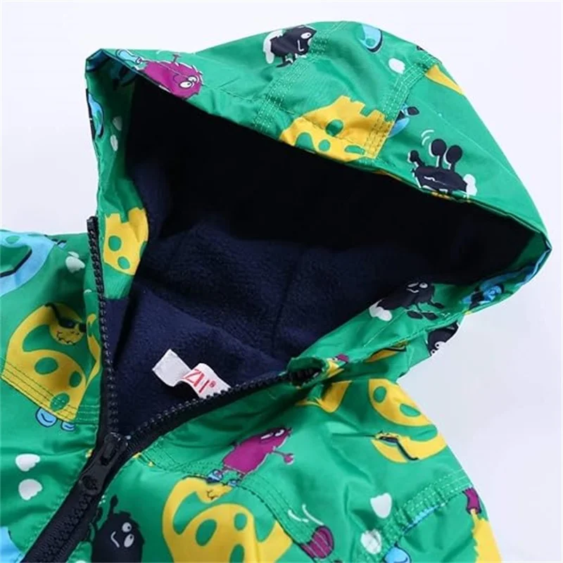 Children's Clothing Sets Cartoon Raincoat Suit Girls Boys Sets Waterproof Top and Pants 2pcs For Kids Hooded Jacket And Trousers