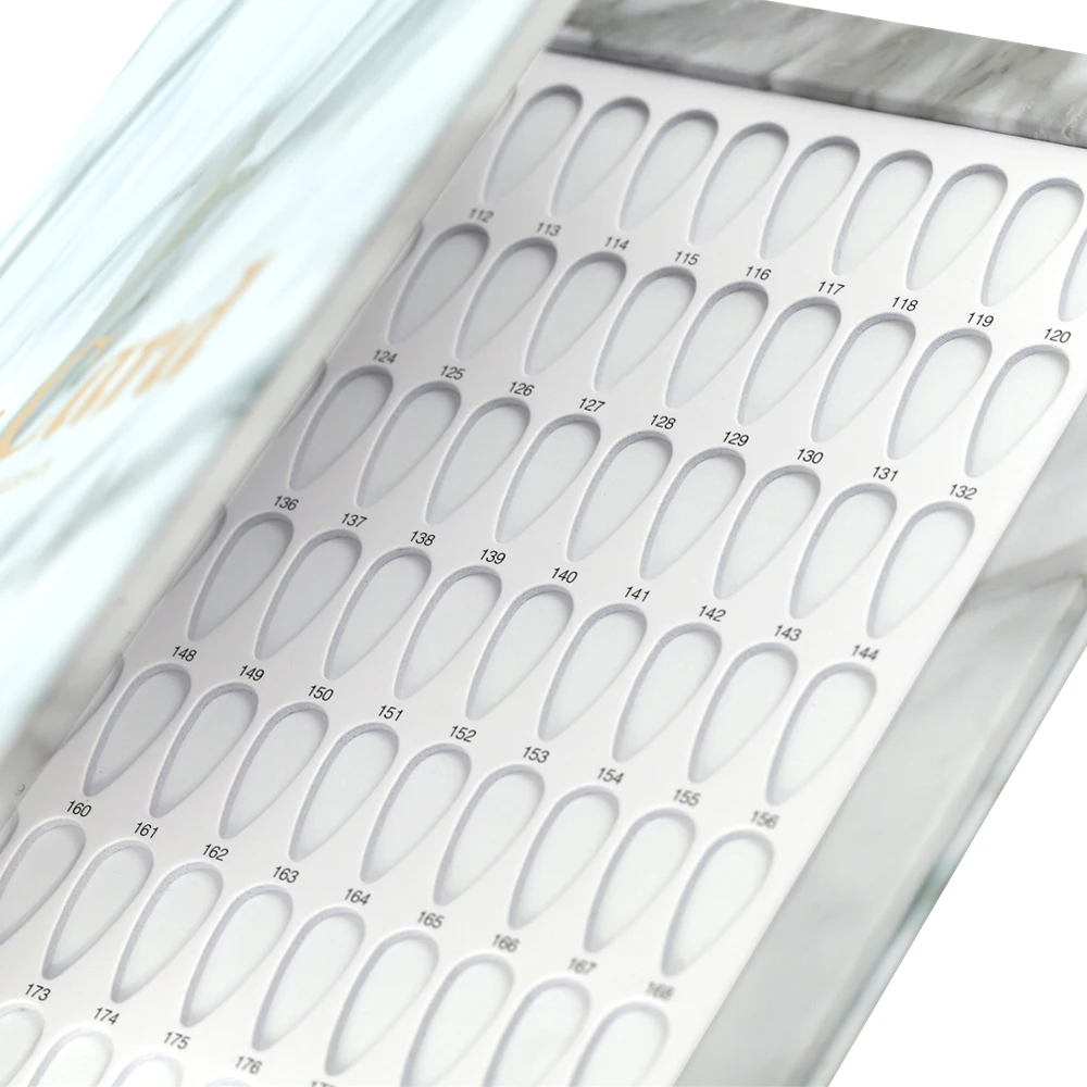 160/216/320 Colors Marbling Nail Display Book Nail Polish Books With Fake Nails Tips False Nails Styles Showing Book Nails Tool