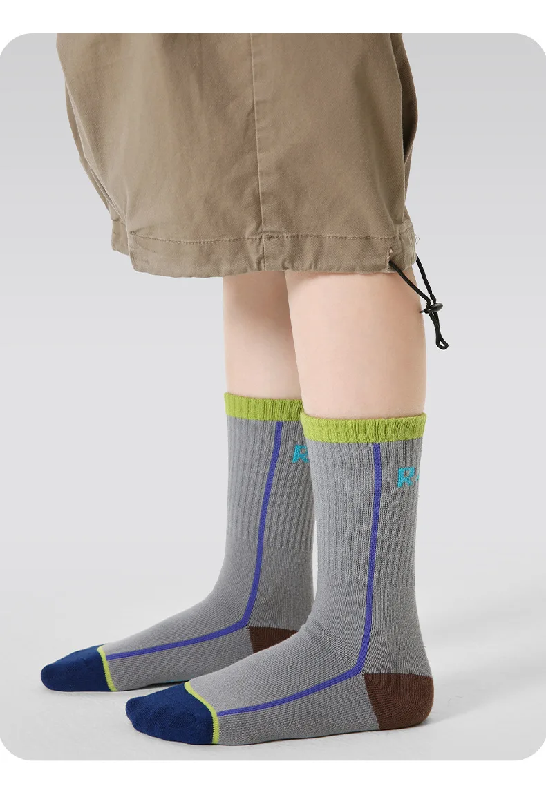 Newest Children's Socks Striped Cartoon Sport Socks 3-12T Boys Girls Cotton Socks Spring Socks Kids Baby 4 Pairs