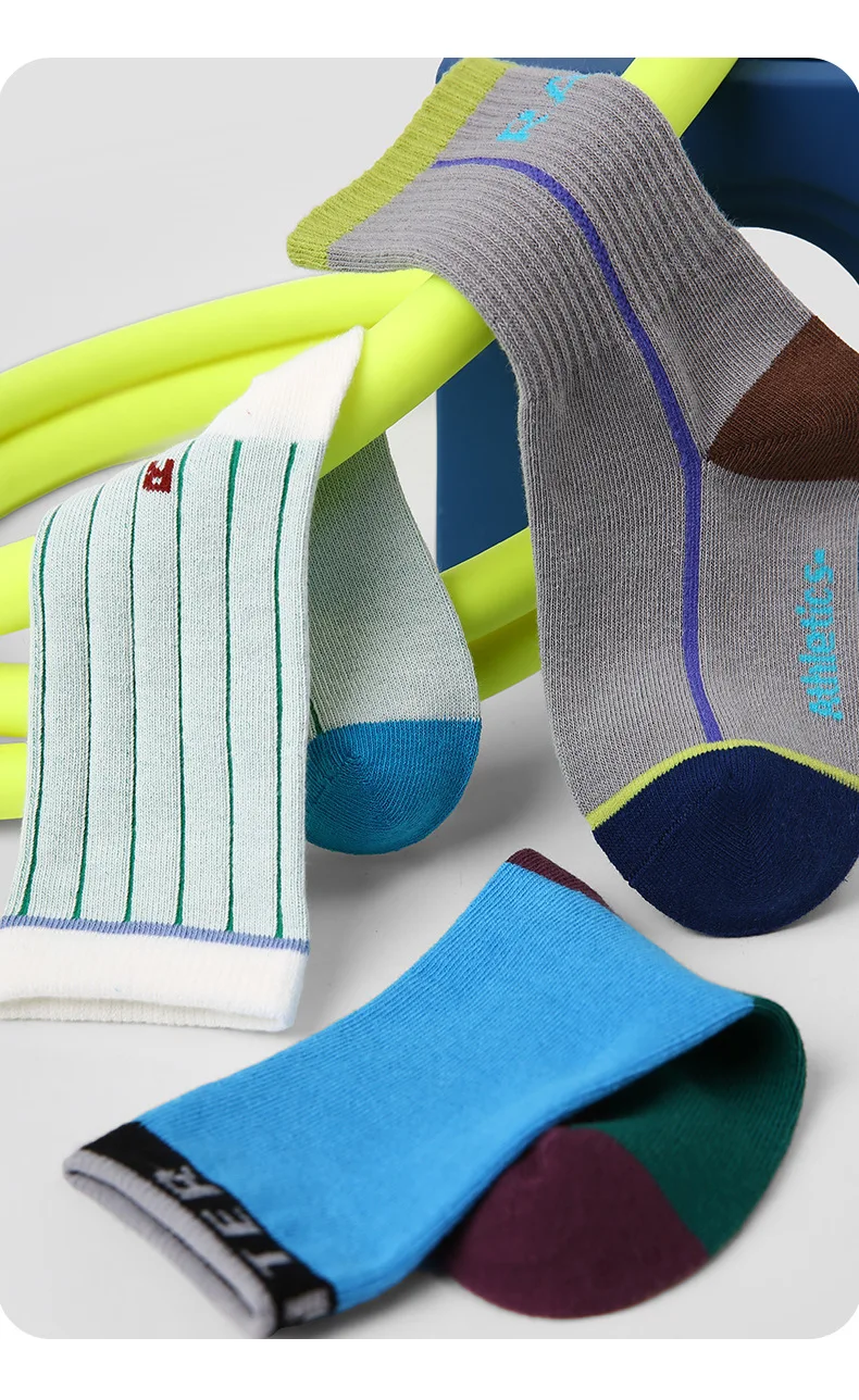 Newest Children's Socks Striped Cartoon Sport Socks 3-12T Boys Girls Cotton Socks Spring Socks Kids Baby 4 Pairs