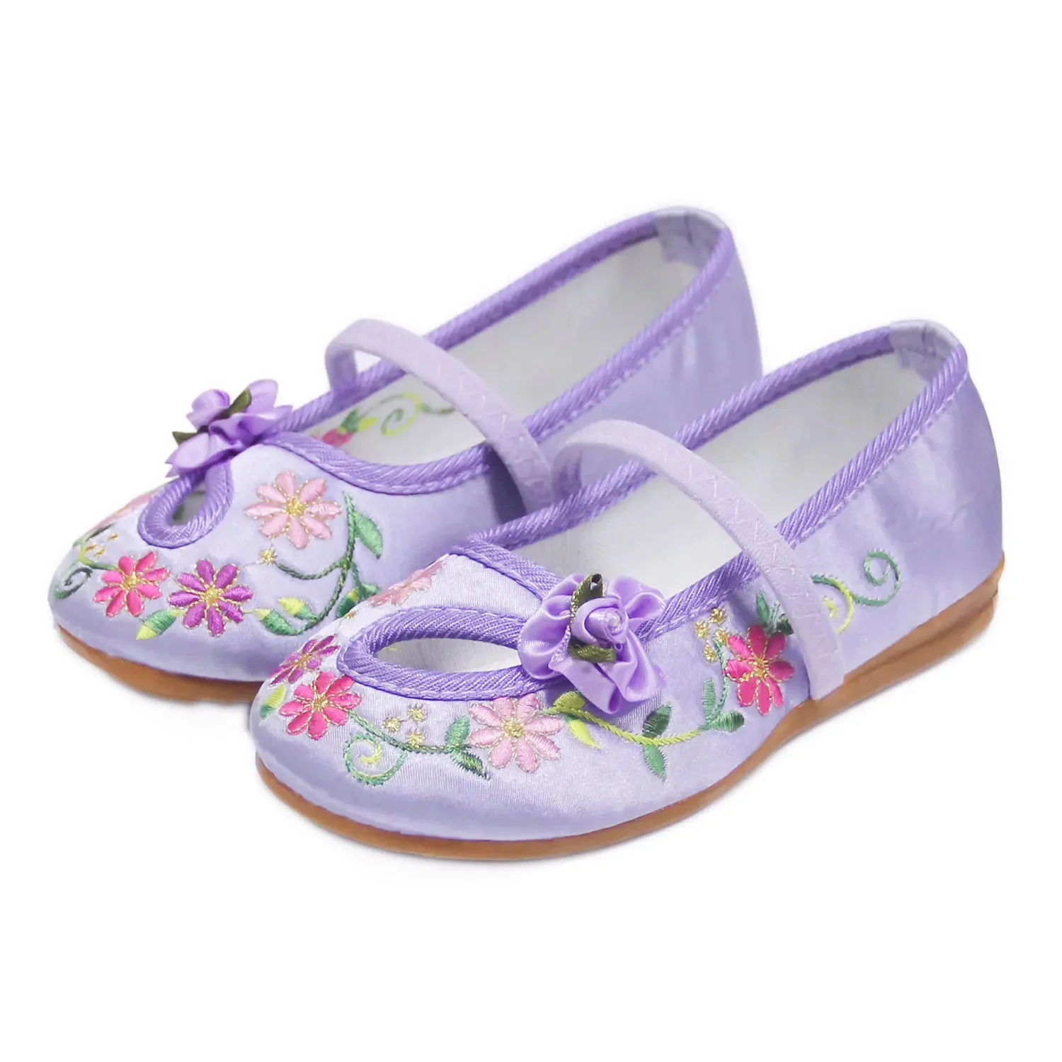 Little Girls Casual Comfortable Flats Shoes Kids Movie Same Style Encanto Mirabel Isabela Madrigal Carnival Party Cosplay Shoes
