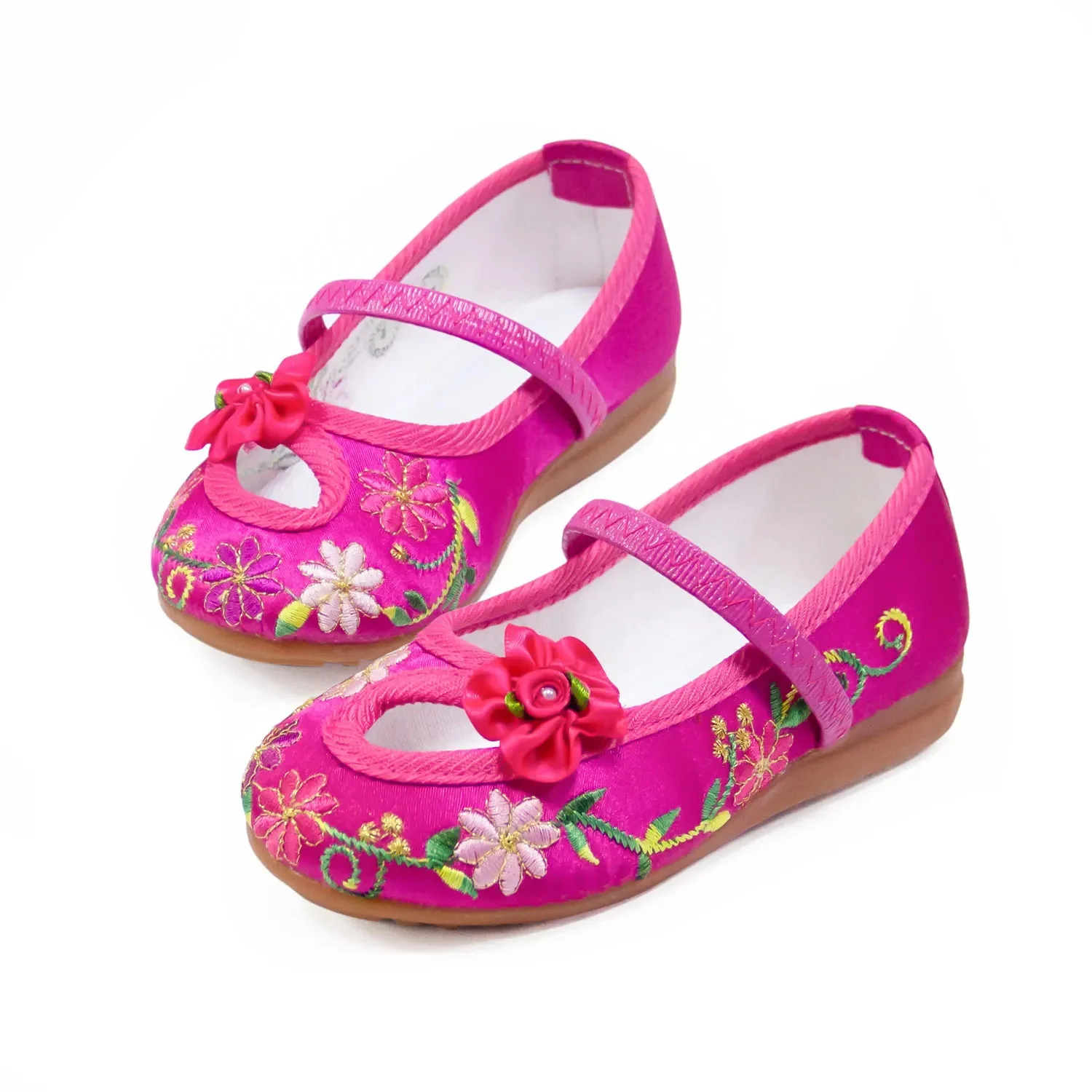 Little Girls Casual Comfortable Flats Shoes Kids Movie Same Style Encanto Mirabel Isabela Madrigal Carnival Party Cosplay Shoes