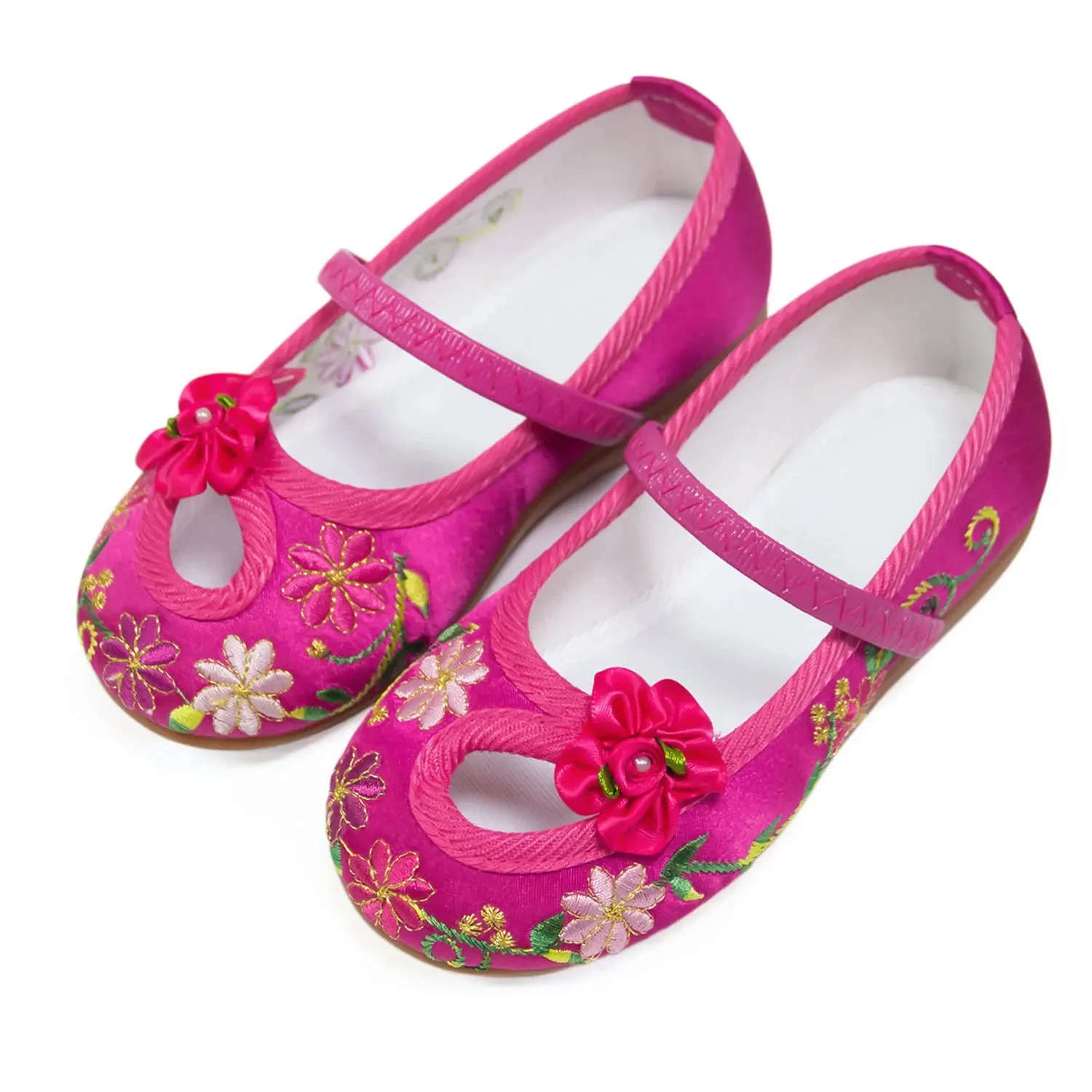 Little Girls Casual Comfortable Flats Shoes Kids Movie Same Style Encanto Mirabel Isabela Madrigal Carnival Party Cosplay Shoes