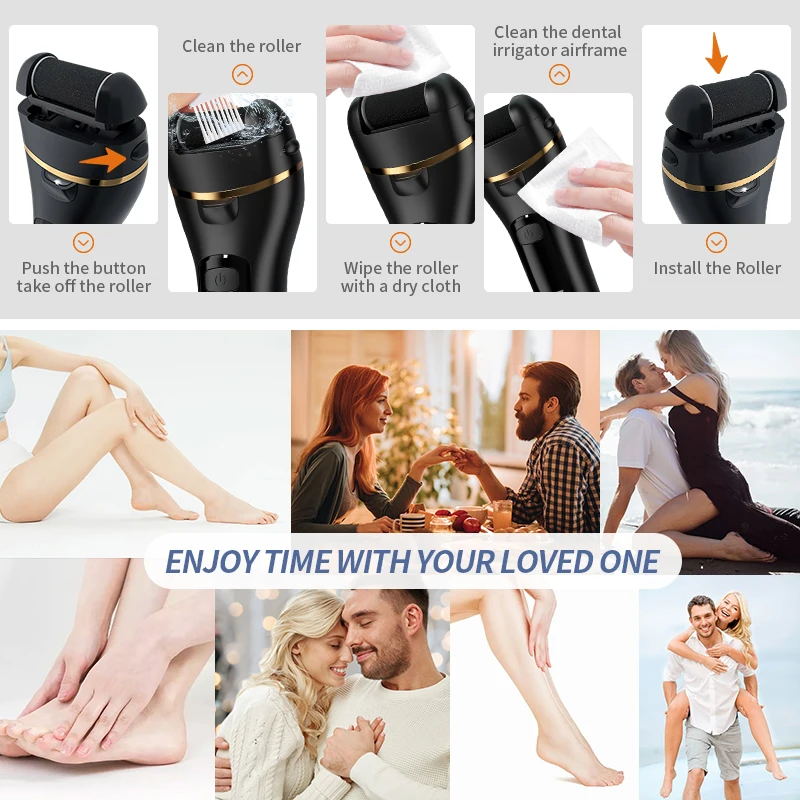 19in1 Portable Electric foot grinder set, USB Rechargeable Electric Feet Callus Remover, Ideal Gift - Professional Pedicure Tool
