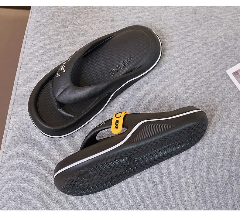 New Man Women Slippers Flip Flops Indoor Outdoor Beach Sandals Super Soft Bottom Slides Non-slip Thick Soled Women Slippers