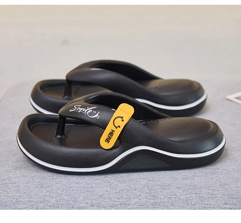 New Man Women Slippers Flip Flops Indoor Outdoor Beach Sandals Super Soft Bottom Slides Non-slip Thick Soled Women Slippers