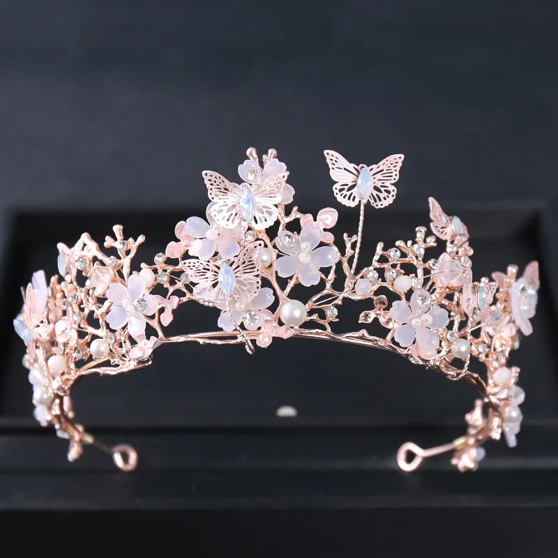Baroque Crystal Tiaras And Crowns Rhinestone Prom Diadem Bridal Wedding Hair Accessories Jewelry Crown Tiara For Women Bride