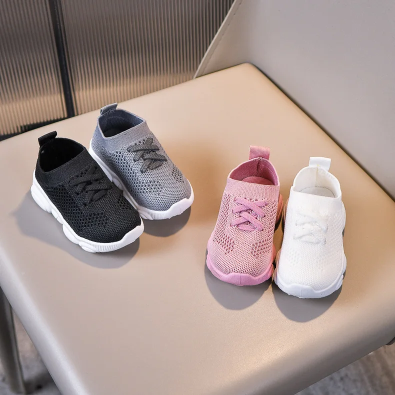 Kids Shoes Anti-slip Soft Rubber Bottom Baby Sneaker Casual Flat Sneakers Shoes Children size Kid Girls Boys Sports Shoes