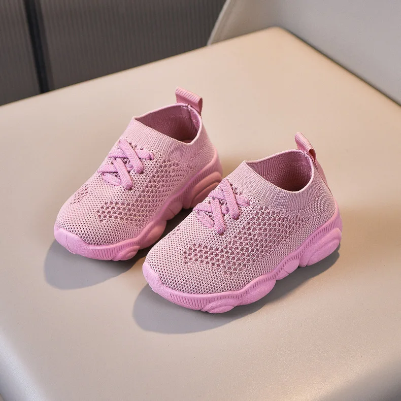 Kids Shoes Anti-slip Soft Rubber Bottom Baby Sneaker Casual Flat Sneakers Shoes Children size Kid Girls Boys Sports Shoes