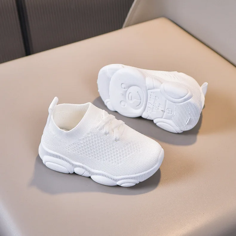 Kids Shoes Anti-slip Soft Rubber Bottom Baby Sneaker Casual Flat Sneakers Shoes Children size Kid Girls Boys Sports Shoes