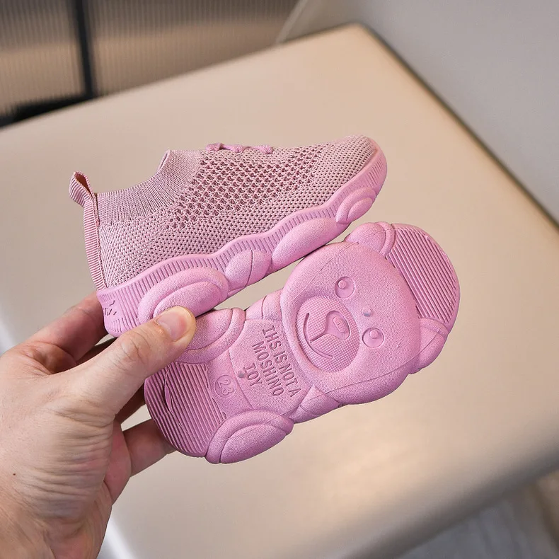 Kids Shoes Anti-slip Soft Rubber Bottom Baby Sneaker Casual Flat Sneakers Shoes Children size Kid Girls Boys Sports Shoes