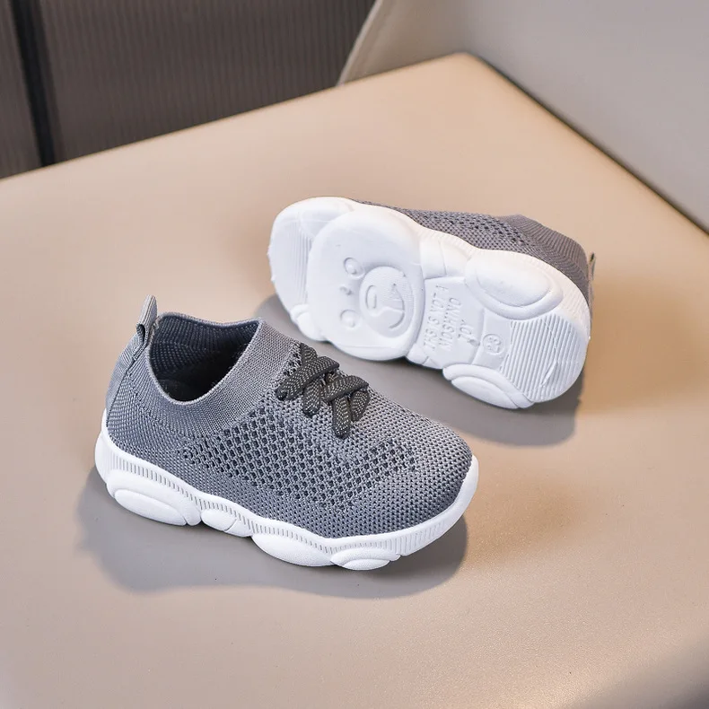 Kids Shoes Anti-slip Soft Rubber Bottom Baby Sneaker Casual Flat Sneakers Shoes Children size Kid Girls Boys Sports Shoes