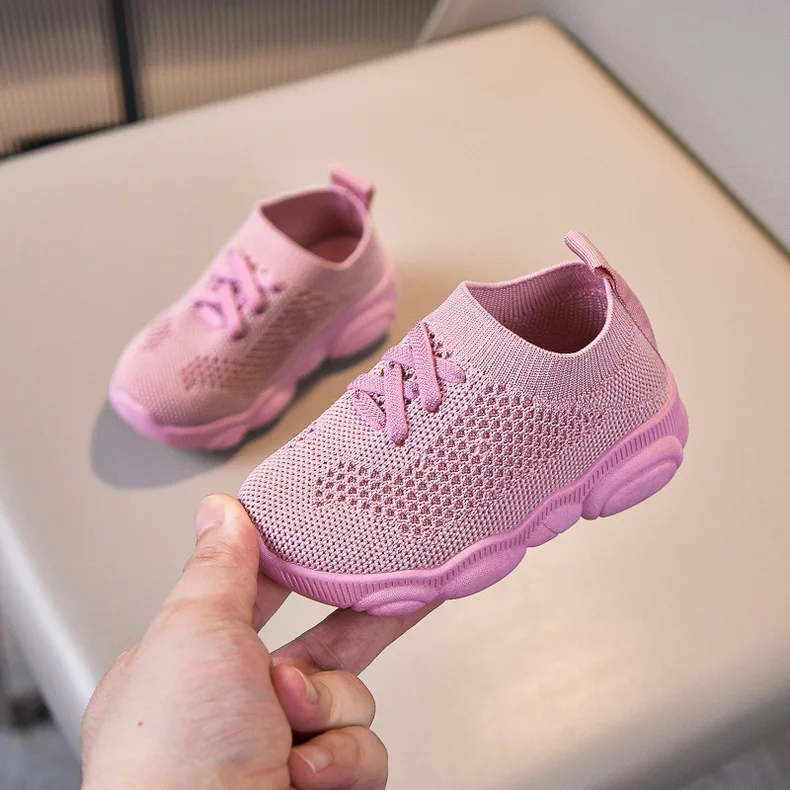 Kids Shoes Anti-slip Soft Rubber Bottom Baby Sneaker Casual Flat Sneakers Shoes Children size Kid Girls Boys Sports Shoes