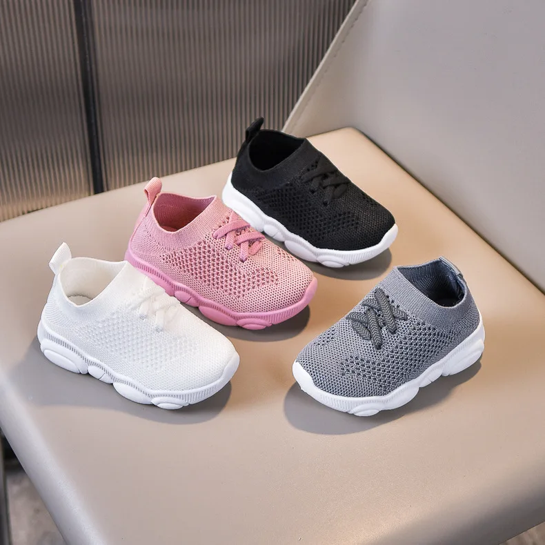 Kids Shoes Anti-slip Soft Rubber Bottom Baby Sneaker Casual Flat Sneakers Shoes Children size Kid Girls Boys Sports Shoes