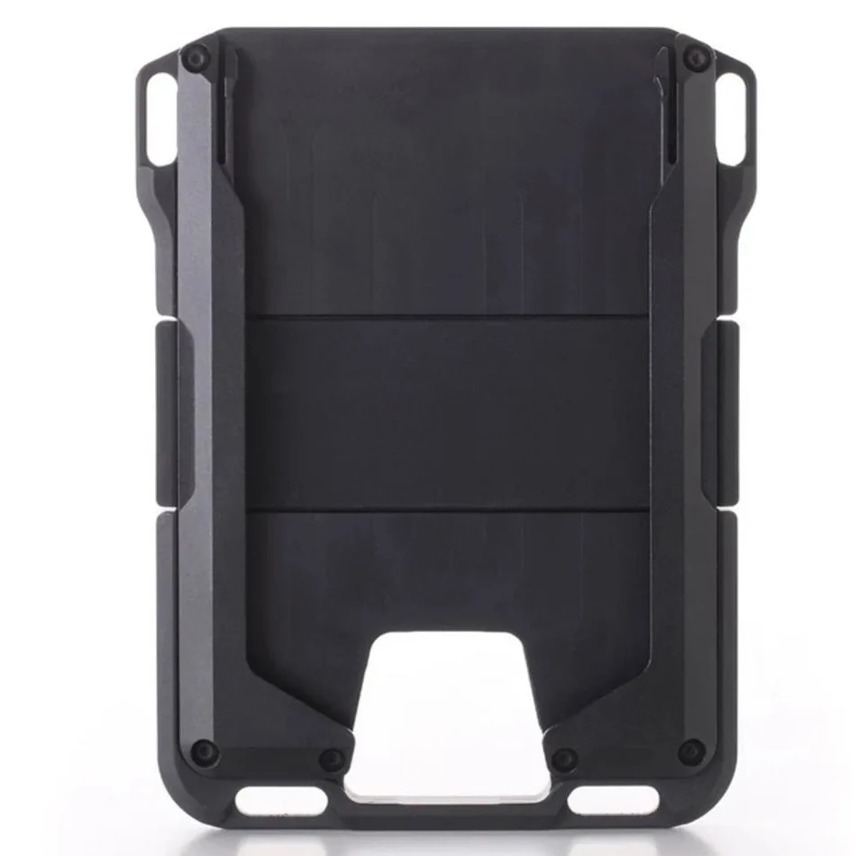 Rfid metal fiber Airtag Wallets Men money Card Holder Slim Thin For Apple Air Tag Purses Smart Black Walet male gift