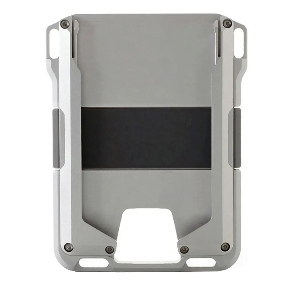 Rfid metal fiber Airtag Wallets Men money Card Holder Slim Thin For Apple Air Tag Purses Smart Black Walet male gift