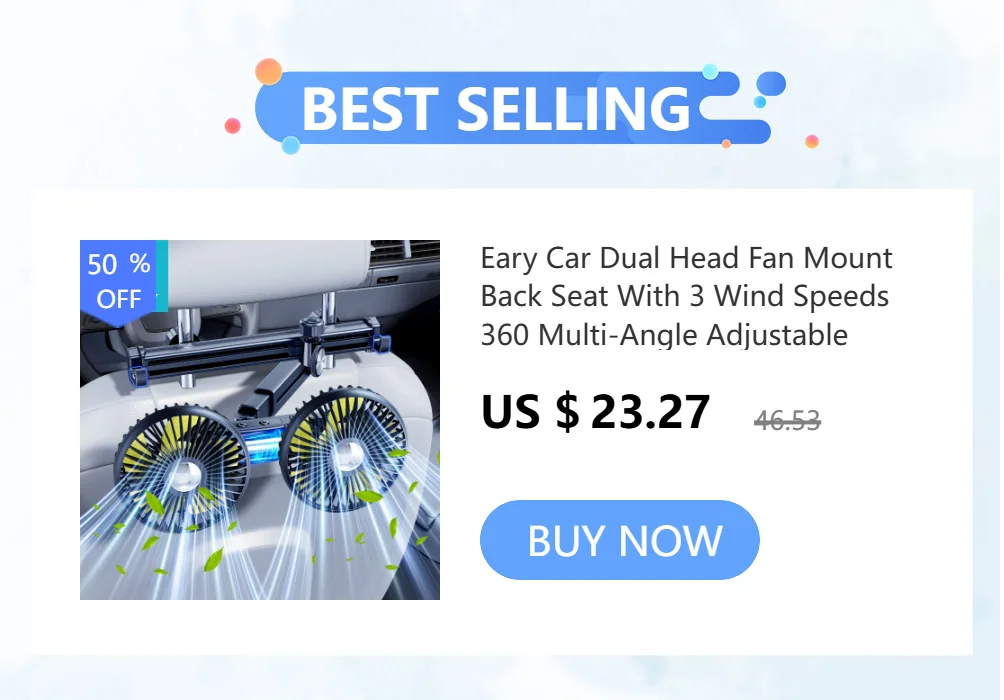 Eary Portable Magnetic Fan With 1200mAh Battery Usb Rechargeable 180 Adjustable 4 Speed Wind Personal Ultra-thin Air Cooling Fan