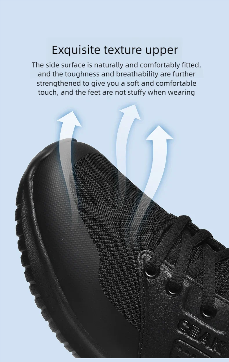 Chef Shoes Non-Slip Four Seasons Breathable Hotel Kitchen Work Shoes Light Outdoor Men's Plus Size Casual Sports Walking Shoes