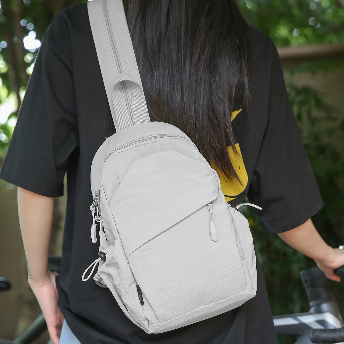 2026 New Trendy Portable Messenger Bag Women's Multifunctional Chest Bag Small Backpack All-Match Shoulder Bag Leisure Travel