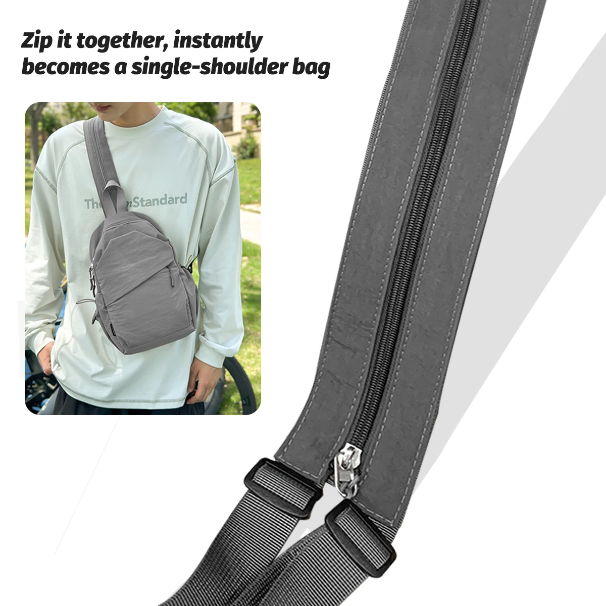 2026 New Trendy Portable Messenger Bag Women's Multifunctional Chest Bag Small Backpack All-Match Shoulder Bag Leisure Travel