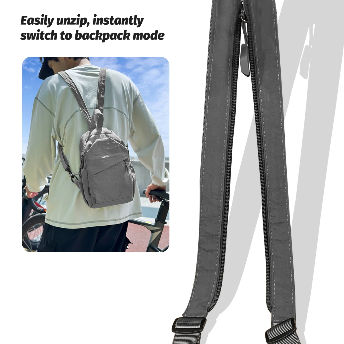 2026 New Trendy Portable Messenger Bag Women's Multifunctional Chest Bag Small Backpack All-Match Shoulder Bag Leisure Travel