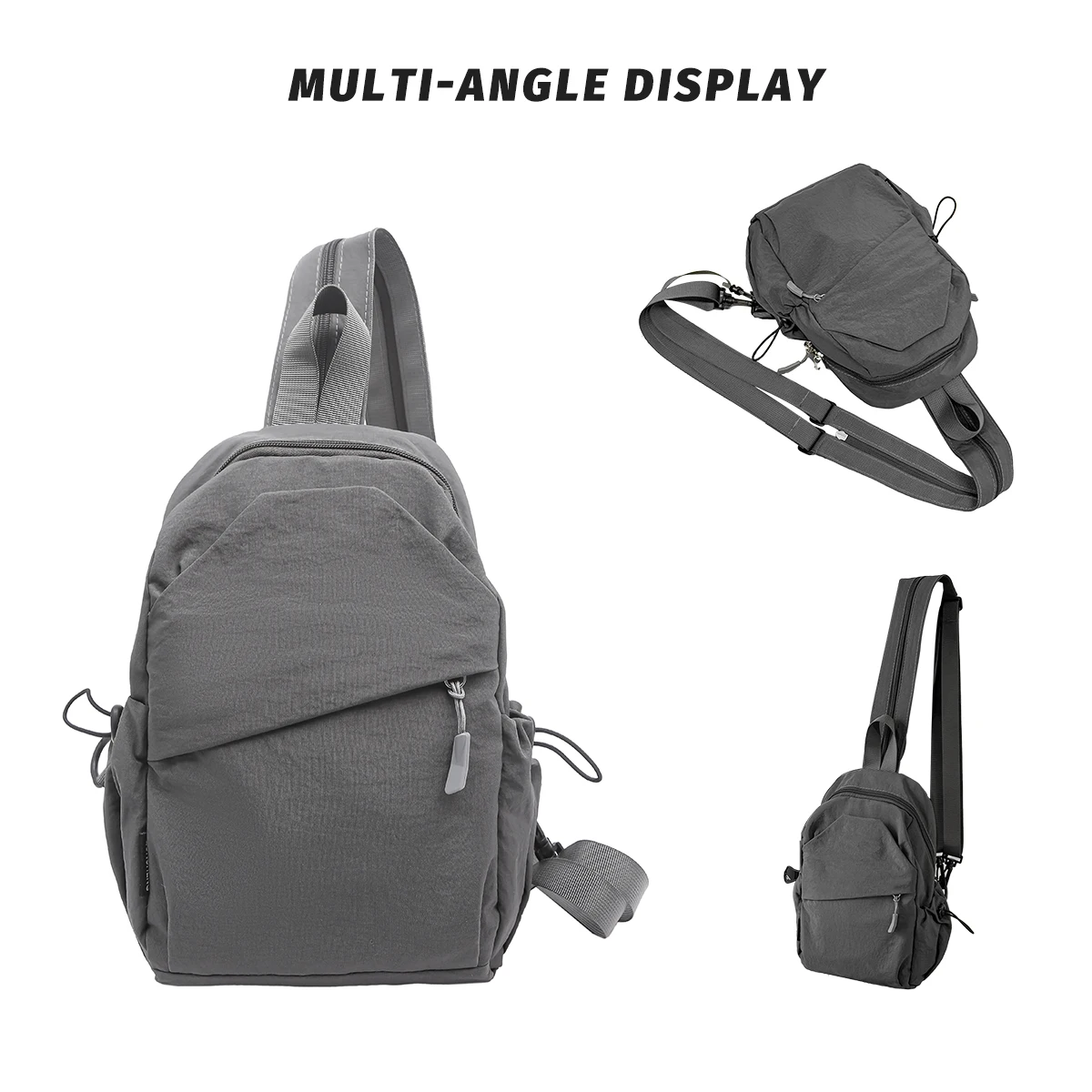 2026 New Trendy Portable Messenger Bag Women's Multifunctional Chest Bag Small Backpack All-Match Shoulder Bag Leisure Travel
