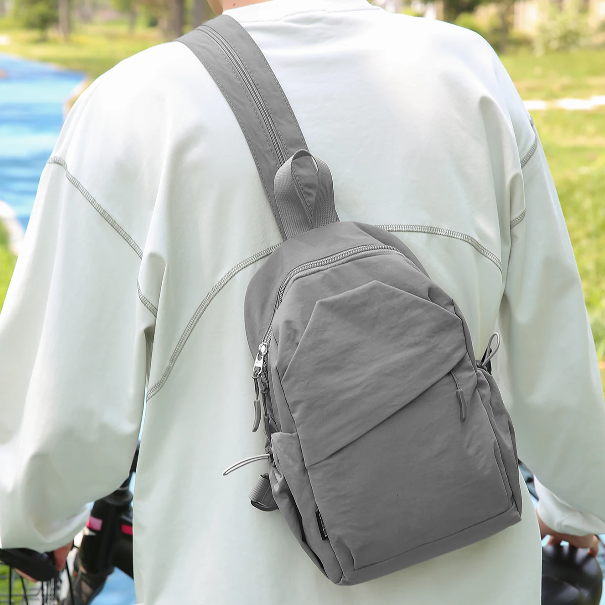 2026 New Trendy Portable Messenger Bag Women's Multifunctional Chest Bag Small Backpack All-Match Shoulder Bag Leisure Travel