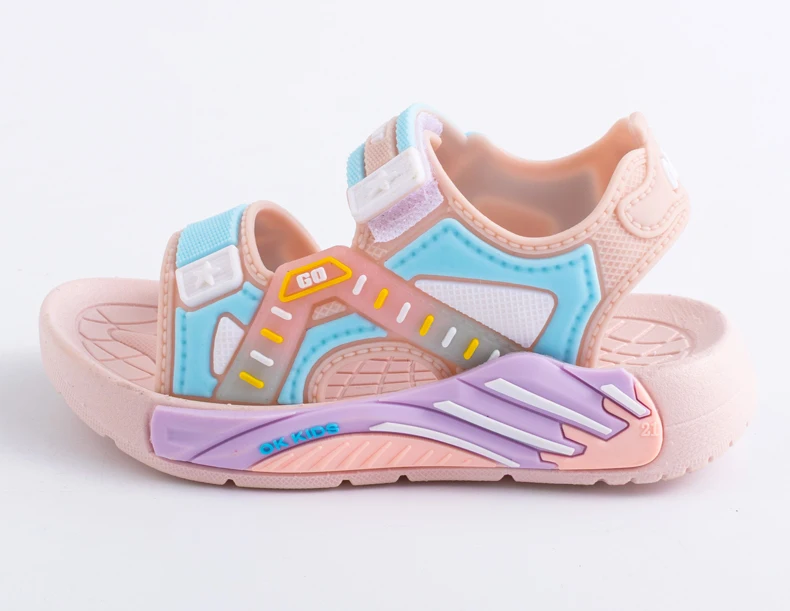 Sports Style Sandals For Students Boys & Girls Soft Bottom Casual Beach Shoes Kids‘ Toddler Sandals Summer