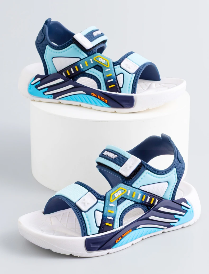 Sports Style Sandals For Students Boys & Girls Soft Bottom Casual Beach Shoes Kids‘ Toddler Sandals Summer