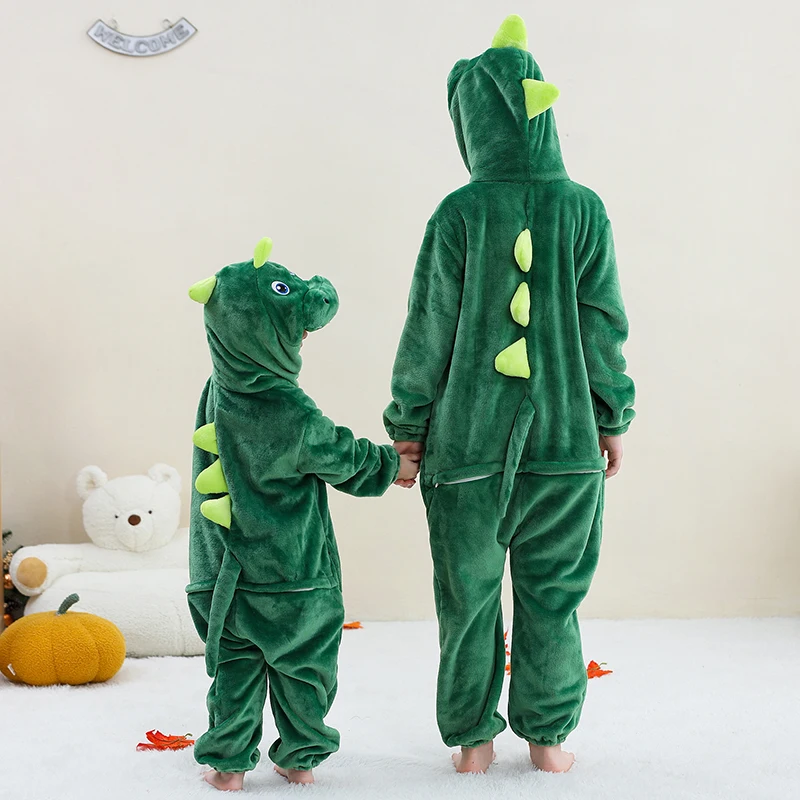 MICHLEY Carnaval Capybara Flannel Blanket Sleepers Onesie Hooded Children Costume Clothes Jumpsuit Sleepwear For Boys Girls